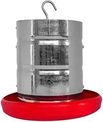 Comedouro Tubular Galvanizado 5 kg (1 Unidade)