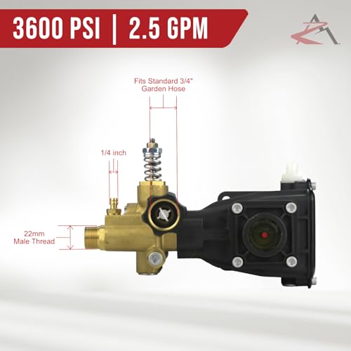 Bomba de lavado a presión de 3600 PSI y 2.5 GPM para General TT2035EBF 2