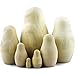 Unpainted Nesting Dolls - DIY 7 Matryoshka Nesting Dolls Blank - DIY Unfinished Blank Doll for Paint Gifts - Make Your Own Doll
