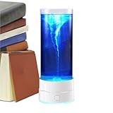 Frfik Tornado Twister Light - 3.03 Inches Decorative Ambient Lamp | ABS Acrylic Silicone Colorful LED Light - Dynamic Water Dance Display For Relaxation Entertainment Home Décor Gift