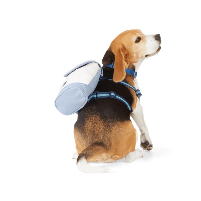 Youly Ivory Sherpa Dog Backpack, X-Small/Small