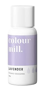 Colour Mill Oil-Based Food Coloring, 20 Milliliters Lavender