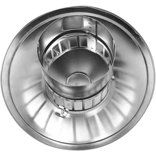 Chapeau de cheminée rond en acier inoxydable durable contre les intempéries