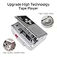 MYPIN Tragbarer Stereo Kassettenspieler, USB Kassettenrekorder zu MP3 Konverter, integrierte Lautsprecher, Kopfhöreranschluss und Mikrofonaufnahme, 2AA Batterie oder USB-Stromversorgung