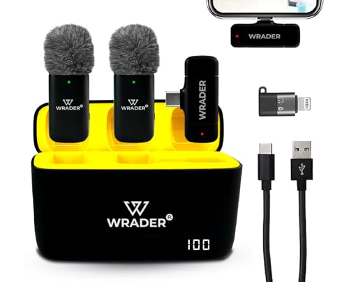 Mobile Vlogging Wireless Mic with Noise Cancellation Muff Microph...
