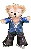 ダッフィー ぬいバサイズ ぬいぐるみ コスチューム 月明かりの王子様風 コスプレ 衣装 男子フィギュアスケート ぬいぐるみバッジ (スケート靴あり)