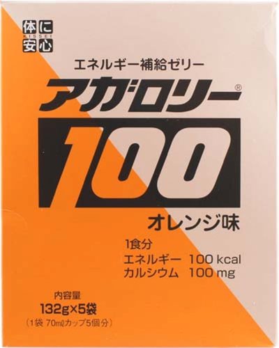 Agarori 100 (orange flavor) 132gX5 bags input
