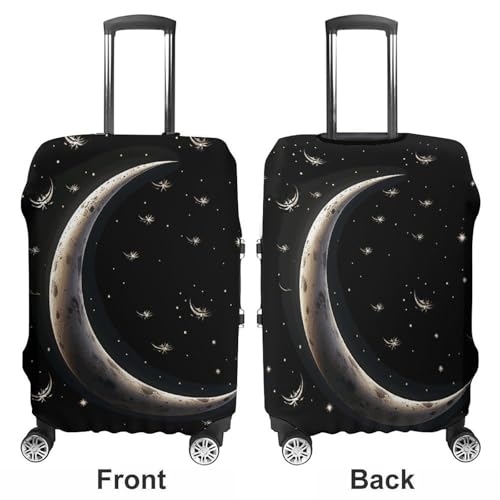 Carry on Luggage Cover Crescent Moon Suitcase Covers for Luggages Tsa Approved Travel Luggage Sleeve Protector Elastic Suitcase Protector Anti-Scratch Washable Fits 19-30 Inch Case -XL3