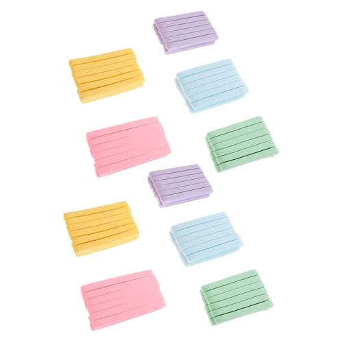 IWOWHERO Face Skin Cleaning Puff 120pcs Compress Facial Cleaning Pads for Gentle Makeup Random Color