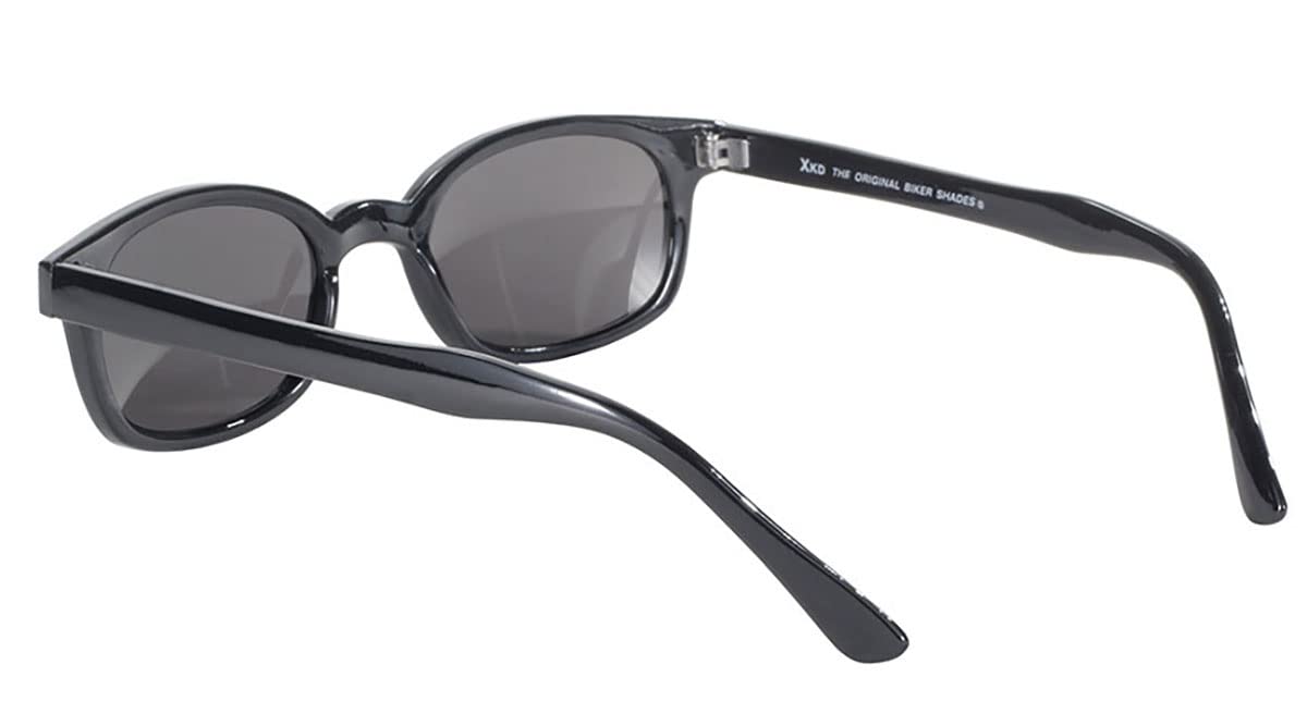 X-KD's 1010 - Gafas de sol deportivas y motoristas - Hombres y mujeres - Se ajustan bajo casco moto bicicleta esquí - Lente ahumada UV400 - Portadas por Jax Teller y SAMCRO Sons of Anarchy