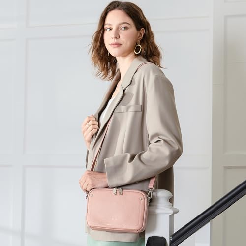 Image of befen Genuine Leather Crossbody Bags for Women, RFID Leather Purses