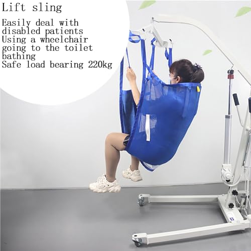Correa de elevación para pacientes, 220 kg, cinturón de transferencia para ancianos, discapacitados y paralizados, apto para traslado de silla de ruedas y cama