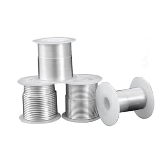 Indium Wire, High Purity Metal Indium Wire Line, Diameter 0.5mm4mm, Length 1M 3.3ft for Experimental Research, Indium Material, in 99.995% 1M =3.3ft Length, 1.0mm Diameter