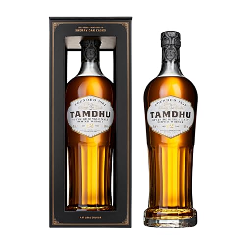 Tamdhu 12 Years Old Speyside Single Malt Scotch Whisky (1 x 700 ml) – Hochwertiger Single Malt...