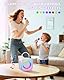 LOFICOPER Karaoke Maschine Kinder mit 2 Mikrofones, Tragbaren Bluetooth Lautsprecher mit 5 Farbige Lichter, 5 Stimmeneffekten, Mini Karaoke Anlage für Mädchen Jungen