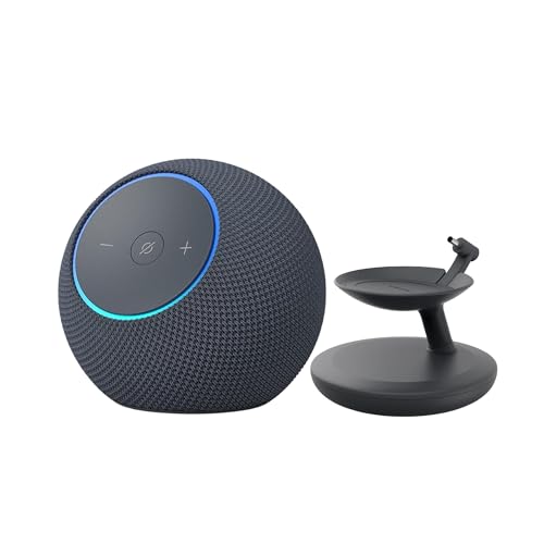 Image of Amazon Echo Dot Max + Amazon Stand with USB-C charging ports for Echo Dot Max