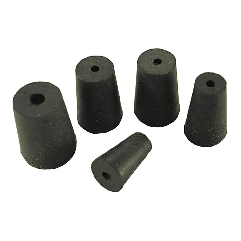Plasticoid M29 1 Hole Tapered Natural Rubber Stopper, 215/32" Top