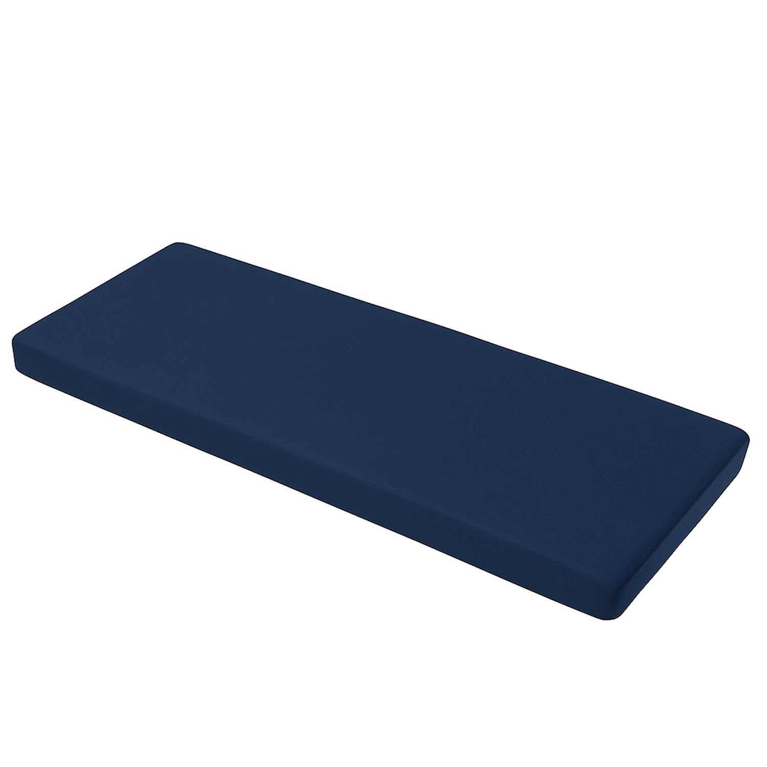 Brillars Outdoor Garden Bench Cushion 2 Seater for Patio Furniture, Water Resistant Heavy Duty Soft Replacement Cushions Seat Pad Sofa Pillow (Navy, 106x45x5cm / 42x18x2)