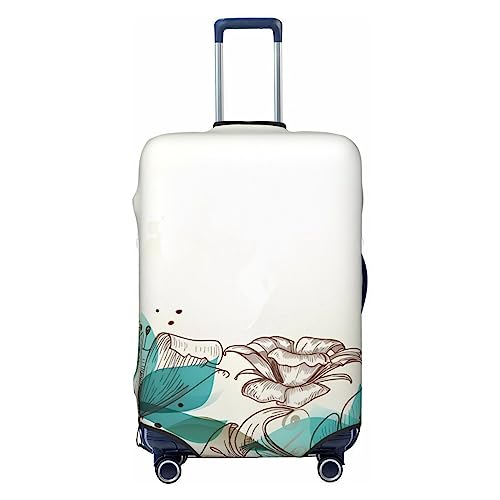 Housse de bagage bleu sarcelle DEHIWI anti-poussière taille L
