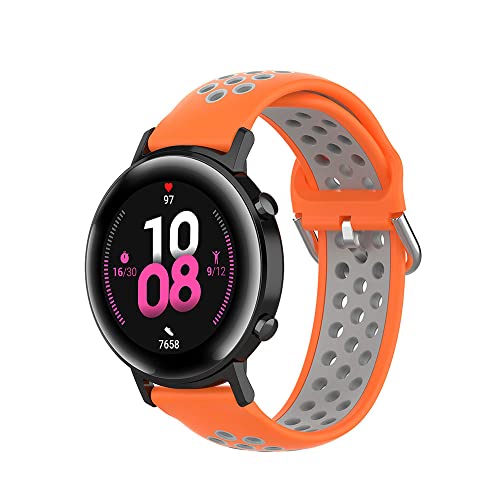 Correa de silicona de 22mm para Garmin Forerunner 245 645 Vivoactive 3 Music Venu ágata 4
