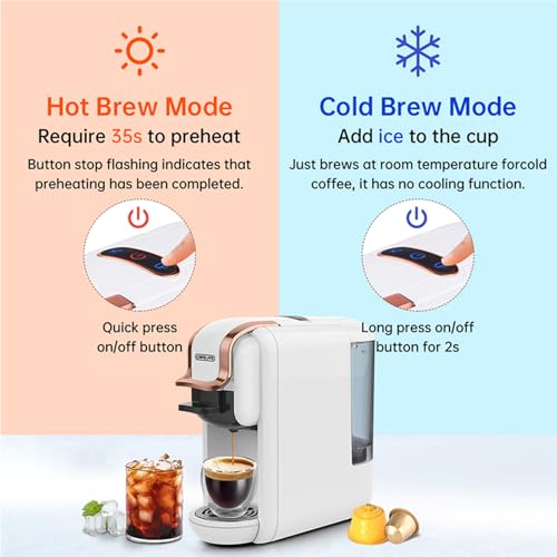 Cafetière électrique programmable 4 en 1 pression 19 bars - 6