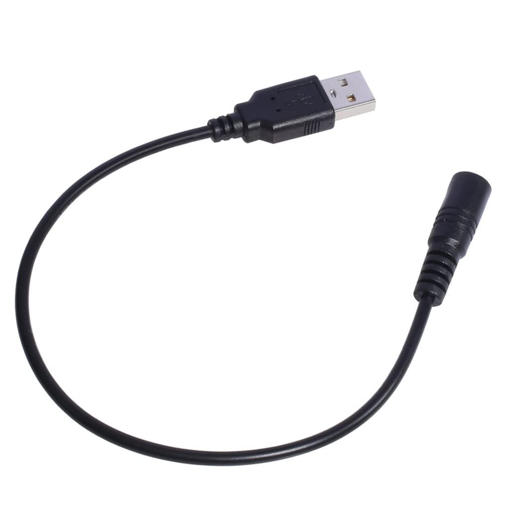 Cavo USB A Maschio a DC 5,5 x 2,1 mm Maschio Angolato 1m nero