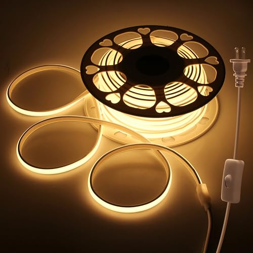 Tira LED COB 20m Blanco Cálido 110V Impermeable miniatura 1