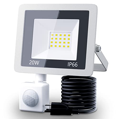 reflector led con sensor de movimiento marca MIWAT