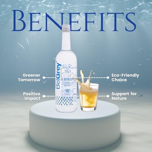 Image of Belgrey Waters Premium Glass Bottled Mineral Water 750ml Each, pH-Balanced, Chemical-Free, Natural Spring Taste, Mineral-Infused Hydration, Glass Bottle - Pack of 3