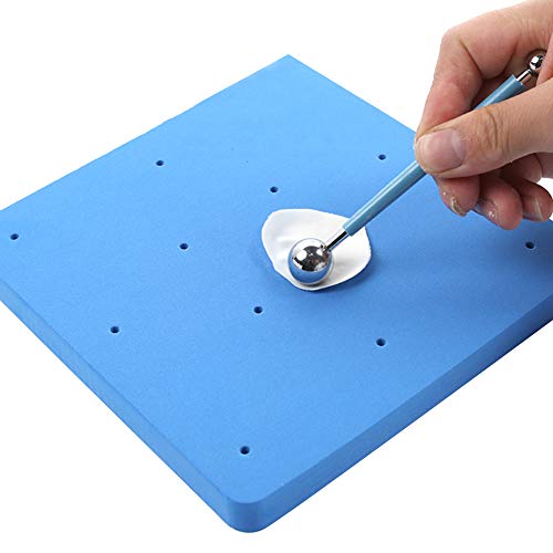 Kalaien 2Pcs Flower Foam Pads Fondant Shaping Foam Sugarcraft Modelling Pad - Flower #TOP3