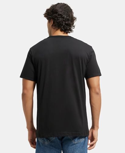 Image of Jockey 2714 Men's Super Combed Cotton Rich Solid Round Neck Half Sleeve T-Shirt (Pack of 2)