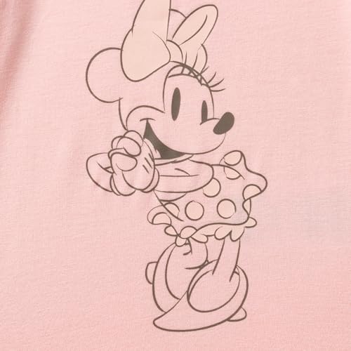 Disney Minnie Mouse Baby Girls Clothing Outfit Set Bodysuit with Booties, Hat, and Pants 4 Piece Set for Infant3