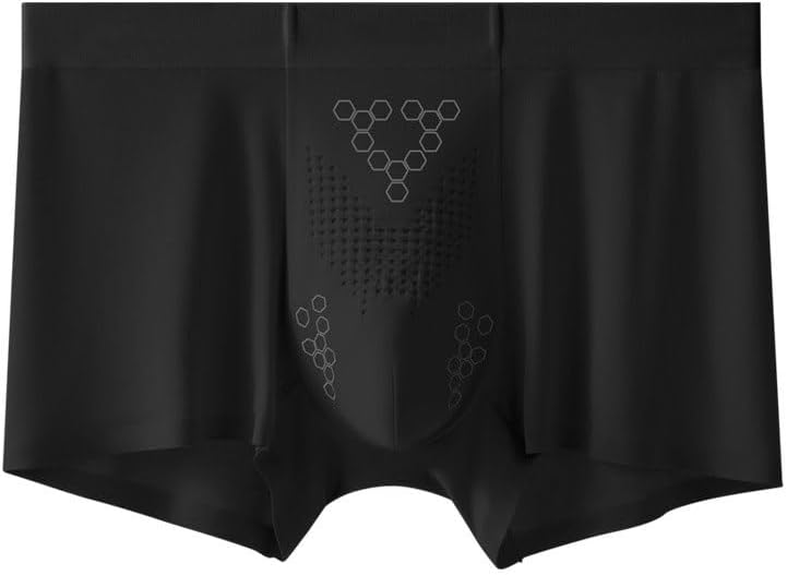 Straight-leg pants, sporty style Mesh Ice Men's Underwear Seamless Breathable Boxer Pants and the all-day comfort