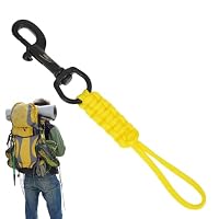 Ammorsatore Per Pesci In Acciaio Inox – Corda Con Moschettone E Ago, 3 Lunghezze (80-120 Cm), Per Sub, Kayak E Laghi