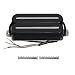 FLEOR High Output Pickup Dual Hot Rail Humbucker Pickups Ceramic Electric Guitar Pickup Humbucker, Black