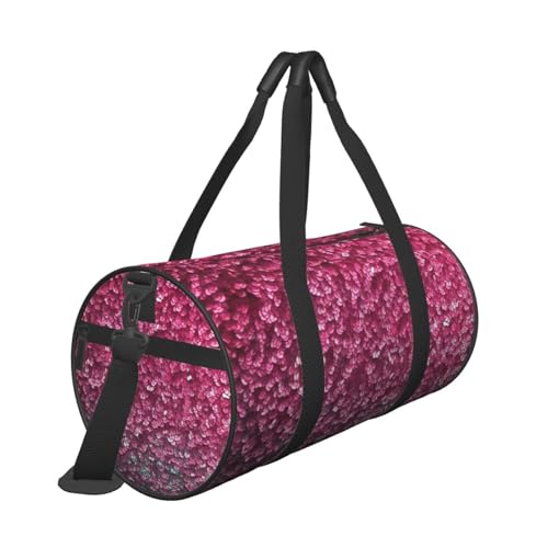 Travel Duffel Bag Sports Gym Bag With Shoes Compartment,Lightweight Overnight Weekender Bag 3d Pink Glitter Yoga Gym Sports Bag For Men Women2