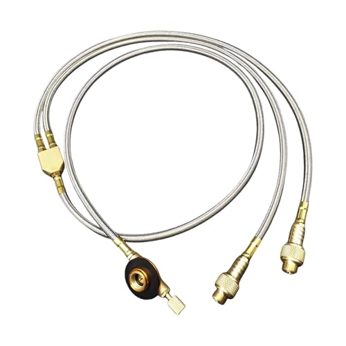 Valves de sortie doubles pour brancher deux réchauds de camping ensemble