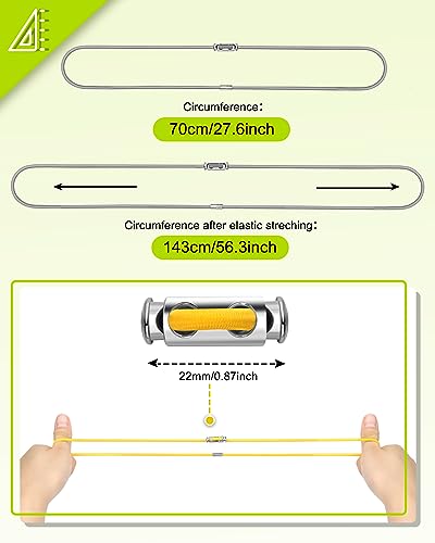 Garbage Can Bands Cord Lord Design Adjustable Trash Can Bands Fits up 33 Gallon Trash Cans Multifunction Bands Litter Box Bands for Kitchen Tables Picnic Party