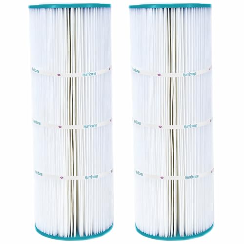 Hurricane Filters HF7656-01 2 Pack Advanced Pool Filter Cartridge - Replacement for PA50, Unicel C-7656, Filbur FC-1240, Hayward Star-Clear C500, Hayward C550, Pentair Purex CF-50
