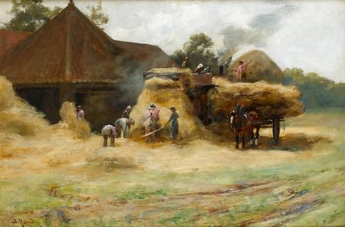 Affiche De Arts ferme écossaise paysage bucolique pour decoration murale de bureau