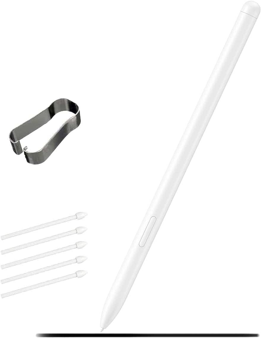 Beige Galaxy Tab S9 FE S Pen for Samsung Galaxy Tab S9 FE Stylus Pen Replacement + Free 5 Tips for Samsung Galaxy Tab S9 FE Plus Stylus Pen