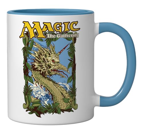 Mug Cerámico Magic: The Gathering Mirage Azul/Blanco miniatura 2