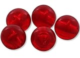 10mm Round Acrylic Plastic Beads - Made in USA Color: Ruby Red Pack Size: 100 beads Approx 10mm (0.394") in Diameter Hole Size Approx 1.60mm or .063" These are a hard Acrylic Plastic and do not float Great for making tackle like spinner and fishing r...