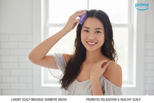 Image of Zodiac Round Finger Combs, Set of 4, Pastel Colours, Soft Bristles for Hair Detangling and Washing