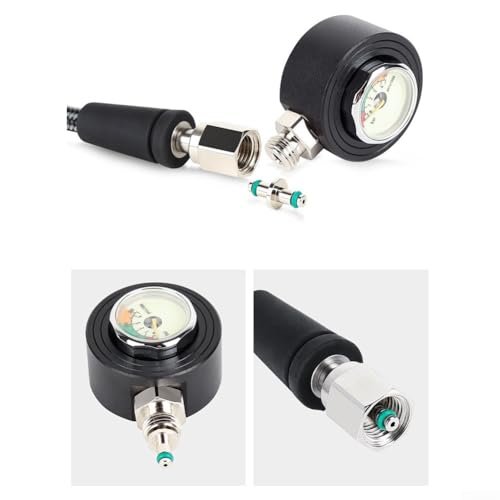 Appareil surveillance pression plongée lisible de nuit 15 cm