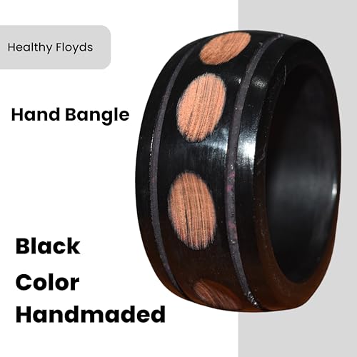 Image of Handmade Natural Wooden BangleHandmade Bracelet Vintage Simple Round Natural Wooden Bracelet Bangle for Women Jewelry.