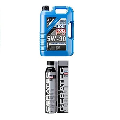 Image of Liqui Moly Longtime High Tec 1137 Engine Oil 5 W-30 5 Litres & P000017 Cera Tec, 1 x 300ml