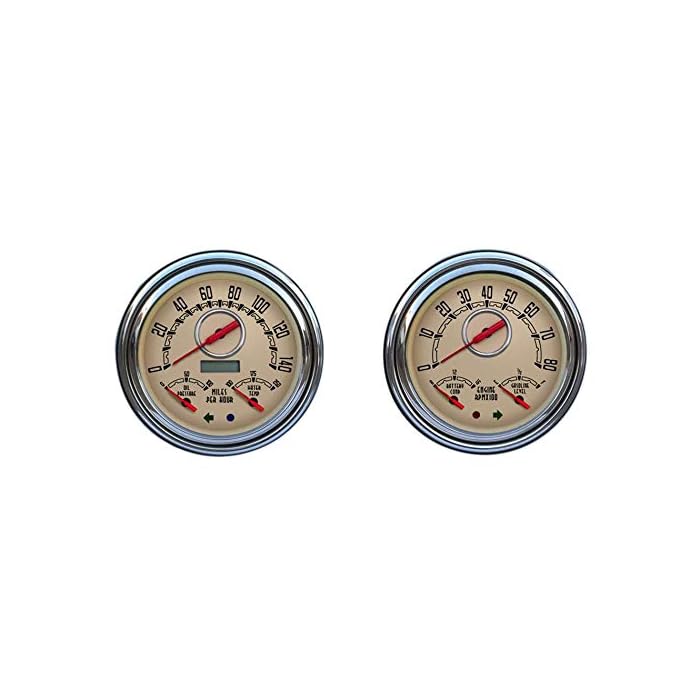 Buy Gauge Kit, Woodward 3N1, Analog, Fuel Level / Oil Pressure