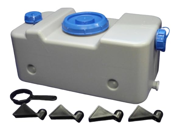 Einbautanks (Auswahl) für Camping Wohnmobil Campigwagen Boot (Mit Winterentleerung, NW170 30 Liter)