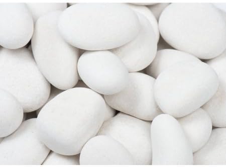 30 lb. bag Small Egg Rock, 1" to 3", Natural Color, Smooth and Rounded Rock - 2 Bags